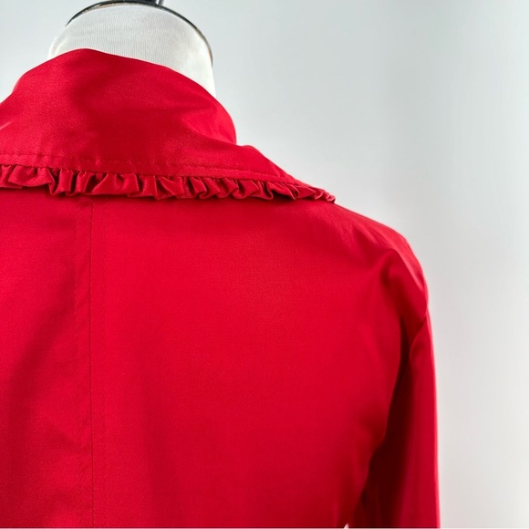 BCX juniors dress coat size S deep ruby red double breasted vintage 90s y2k - Picture 8 of 14